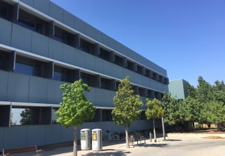 Blue building - parcbit 1