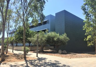 Blue building - parcbit 1