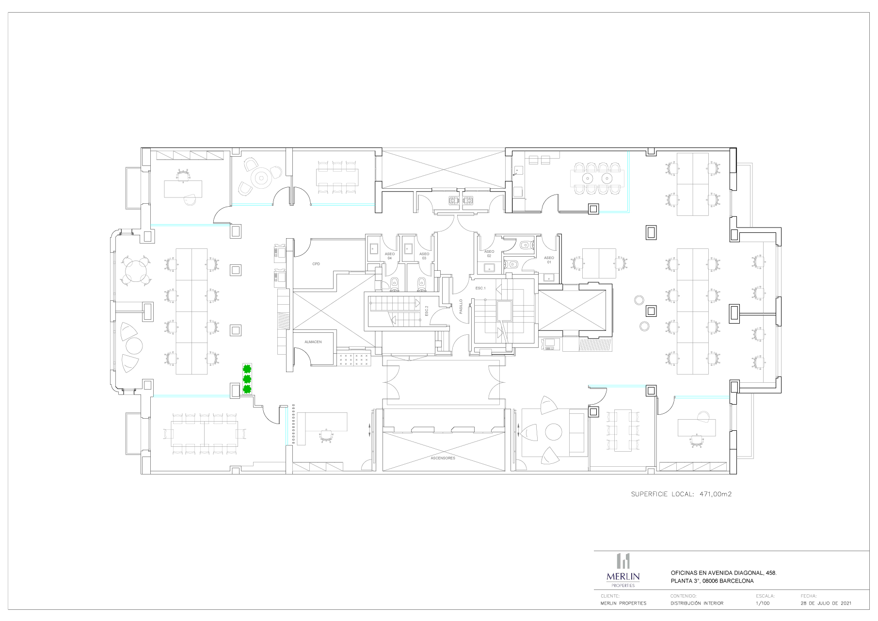 Avenida diagonal, 458 11